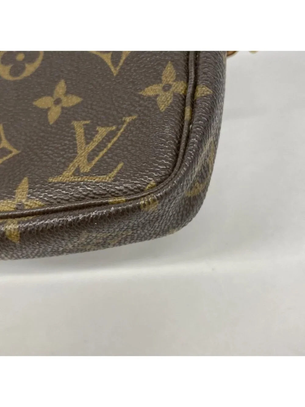 Louis Vuitton Pouch Monogram Pochette Soirle Brown